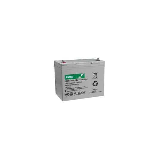 Lucas LSLC75-12 Lucas Sealed Lead Acid Battery 75AH | ML Performance UK Car Parts