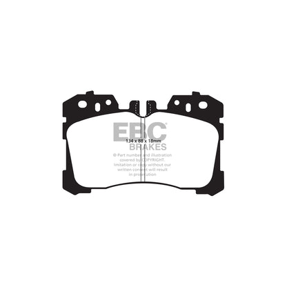 EBC DP31811C Lexus Redstuff Front Brake Pads - Advics Caliper 2 | ML Performance UK Car Parts