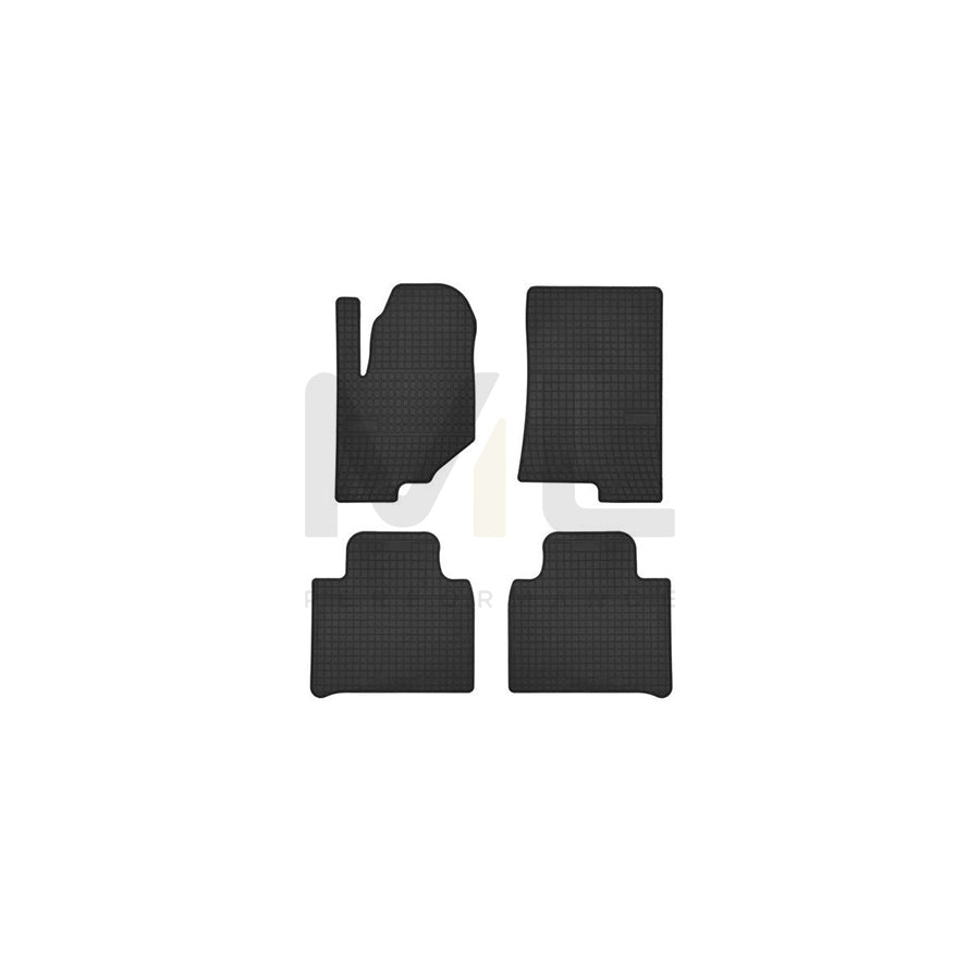 FROGUM Tailored 401914 Floor mat set for SSANGYONG Rexton (Y400) Elastomer, Front and Rear, Quantity: 4, Black | ML Performance Car Parts