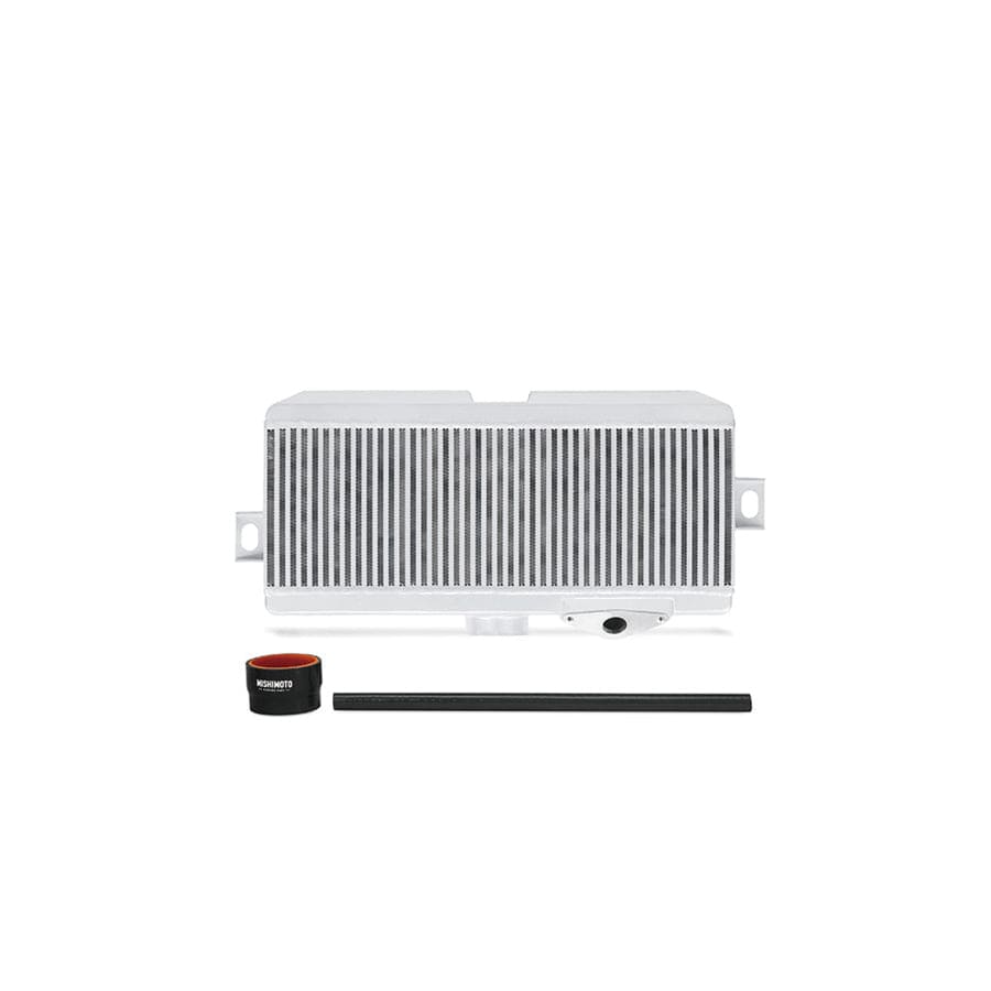 Mishimoto MMTMIC-STI-08SLBK Subaru 08-15 WRX STi Top-Mount Intercooler Kit - Powder Coated Silver & Black Hoses