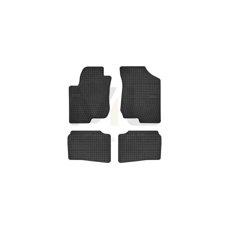 FROGUM Tailored 0421 Floor mat set Elastomer, Front and Rear, Quantity: 4, Black | ML Performance Car Parts