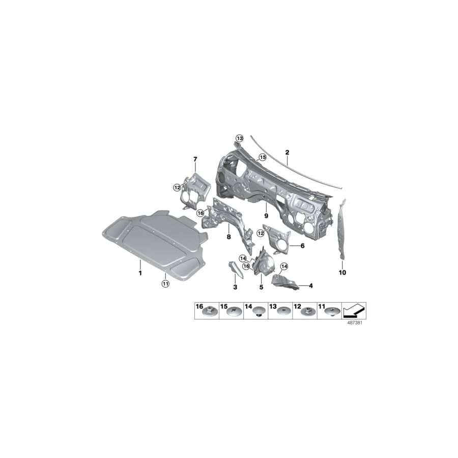 Genuine BMW 51487450020 G20 G21 Front Rght Sound Insulatng Wheel Housing (Inc. 330iX, 318d & 320i 1.6) | ML Performance UK Car Parts