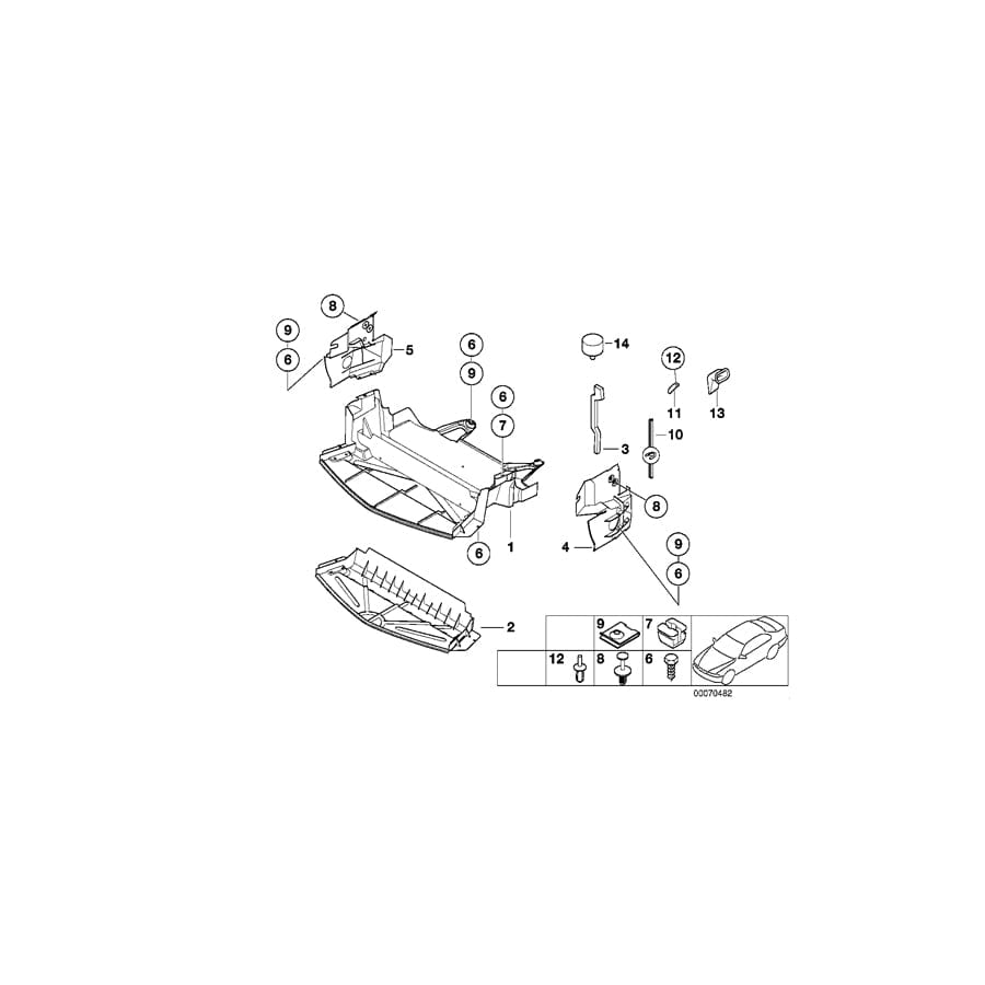 Genuine BMW 51738410681 E36 Water Drain, Left (Inc. Z3 2.8, Z3 M & Z3 2.2i) | ML Performance UK Car Parts