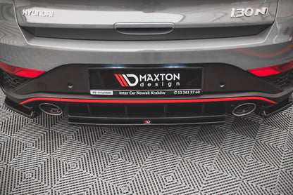 Maxton Design Hyundai I30N MK3 Facelift Hatchback Central Rear Splitter