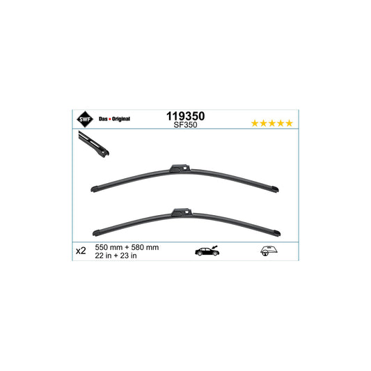 Swf Visioflex 119350 Wiper Blade For Audi A4 | ML Performance UK Car Parts