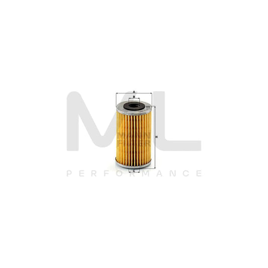 MANN-FILTER H 715/1 n Oil Filter for FORD ESCORT with seal, Filter Insert | ML Performance Car Parts