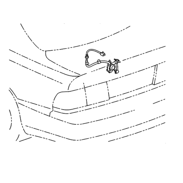 Genuine Lexus 89407-50050 LS Phase 2 Rear Height Control Sensor