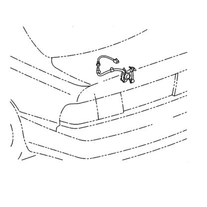 Genuine Lexus 89407-50050 LS Phase 2 Rear Height Control Sensor
