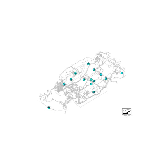 Genuine BMW 61139290809 G11 G06 G12 Socket Housing 4 POL. KOD. C (Inc. 730LdX, X7 M50iX & X7 50iX) | ML Performance UK