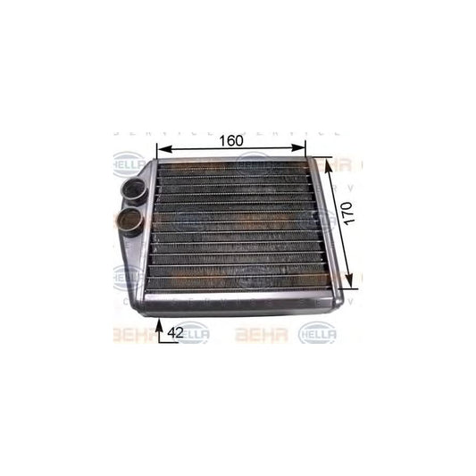 Hella 8FH 351 313-531 Heater Matrix