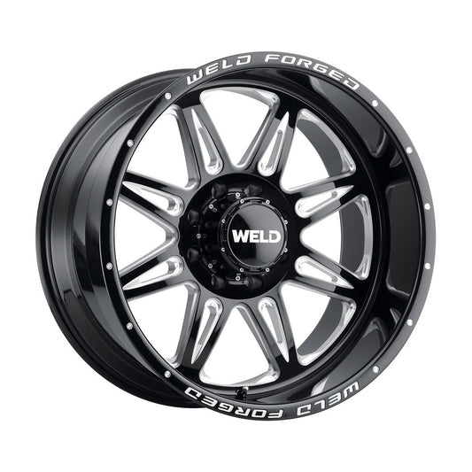 Weld W70222084BCA Cheyenne Xt Wheel 22x12 6x139.7 ET-51 BS4.5 Gloss Black &amp; Contrast Cut