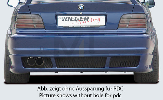 Rieger 00049036 BMW 3 Series E36 Rear Bumper 1 | ML Performance UK Car Parts