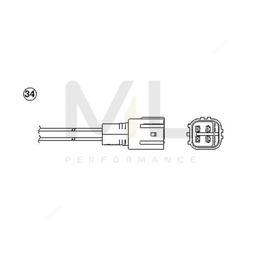 NTK Lambda Sensor / O2 Sensor (NGK 91075) - OZA660-EE57 | ML Car Parts UK | ML Performance
