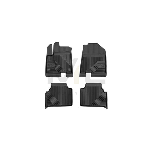 FROGUM Tailored, No.77 77425187 Floor mat set for KIA Niro (DE) Elastomer, Front and Rear, Quantity: 4, Black | ML Performance Car Parts