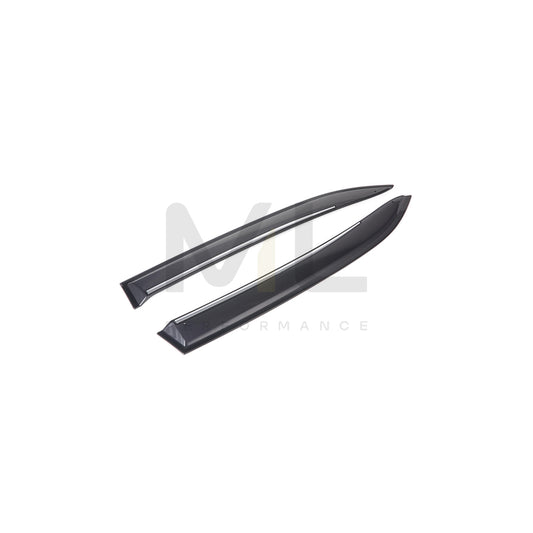 ClimAir CLS0042879D Wind deflectors for VW TOURAN Arrow direction, Rear, Black | ML Performance Car Parts