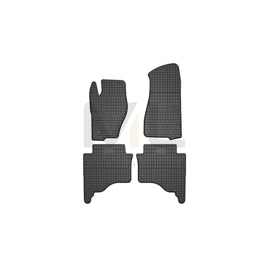 FROGUM Tailored, Basic 411050 Floor mat set for JEEP Grand Cherokee III (WH, WK) Elastomer, Front and Rear, Quantity: 4, Black | ML Performance Car Parts