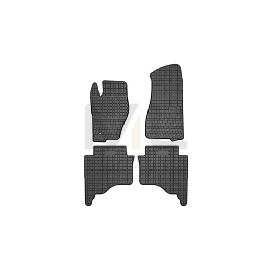 FROGUM Tailored, Basic 411050 Floor mat set for JEEP Grand Cherokee III (WH, WK) Elastomer, Front and Rear, Quantity: 4, Black | ML Performance Car Parts