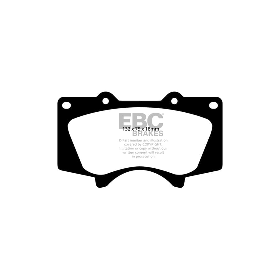 EBC PDKF2241 Lexus GX470 Ultimax Front Brake Pad & Plain Disc Kit - Brembo Caliper 2 | ML Performance UK Car Parts