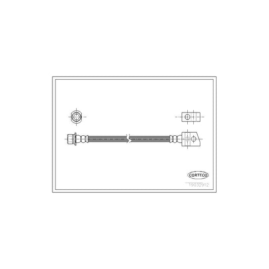 Corteco 19032912 Brake Hose For Isuzu Trooper Ii Off-Road (Ub) | ML Performance UK