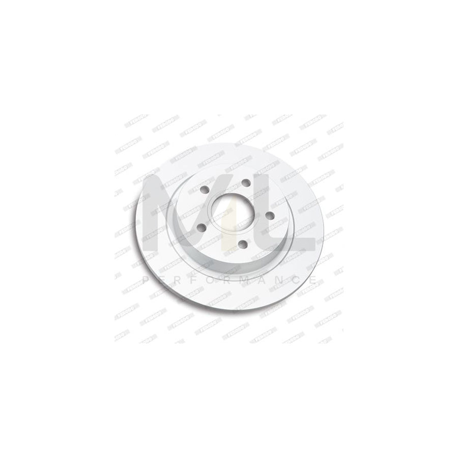 FERODO DDF929C-1 Brake Disc Solid, Coated, with bolts/screws | ML Performance Car Parts