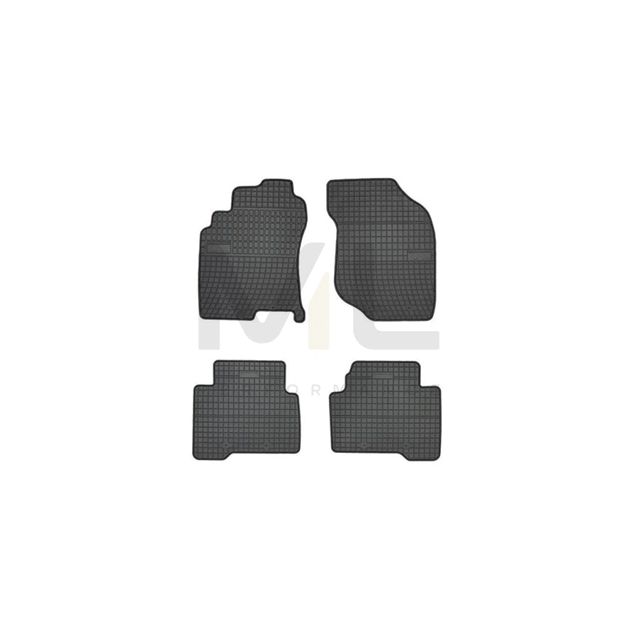 FROGUM Tailored 542810 Floor mat set for NISSAN X-Trail (T30) Elastomer, Front and Rear, Quantity: 4, Black | ML Performance Car Parts