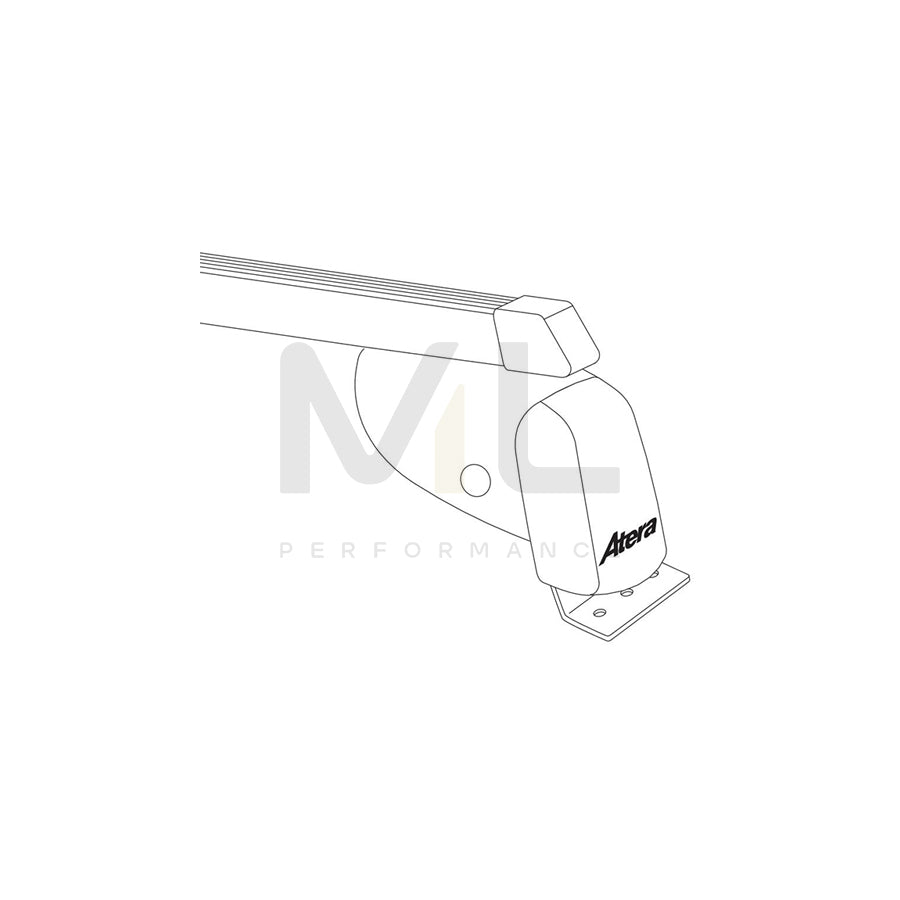 ATERA SIGNO 044148 Roof bars for cars without rails, 137 cm, 100 kg, Steel | ML Performance Car Parts