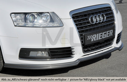 Rieger 00088034 Audi 4F A6 Front Splitter 2 | ML Performance UK Car Parts