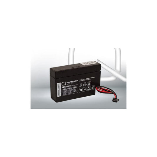 Q-Batteries 12LS0.8 12V 0,8Ah AGM lead fleece accumulator home & house | ML Performance UK Car Parts