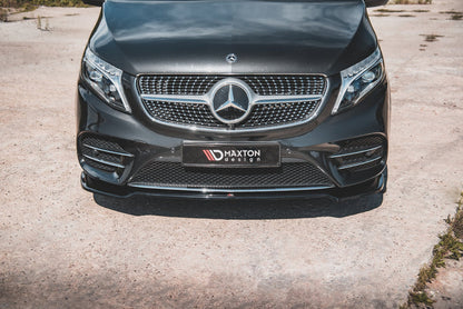 Maxton Design Mercedes Benz V-Class AMG-Line W447 Facelift Front Splitter V.4