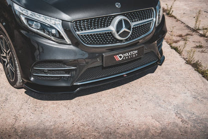 Maxton Design Mercedes Benz V-Class AMG-Line W447 Facelift Front Splitter V.4
