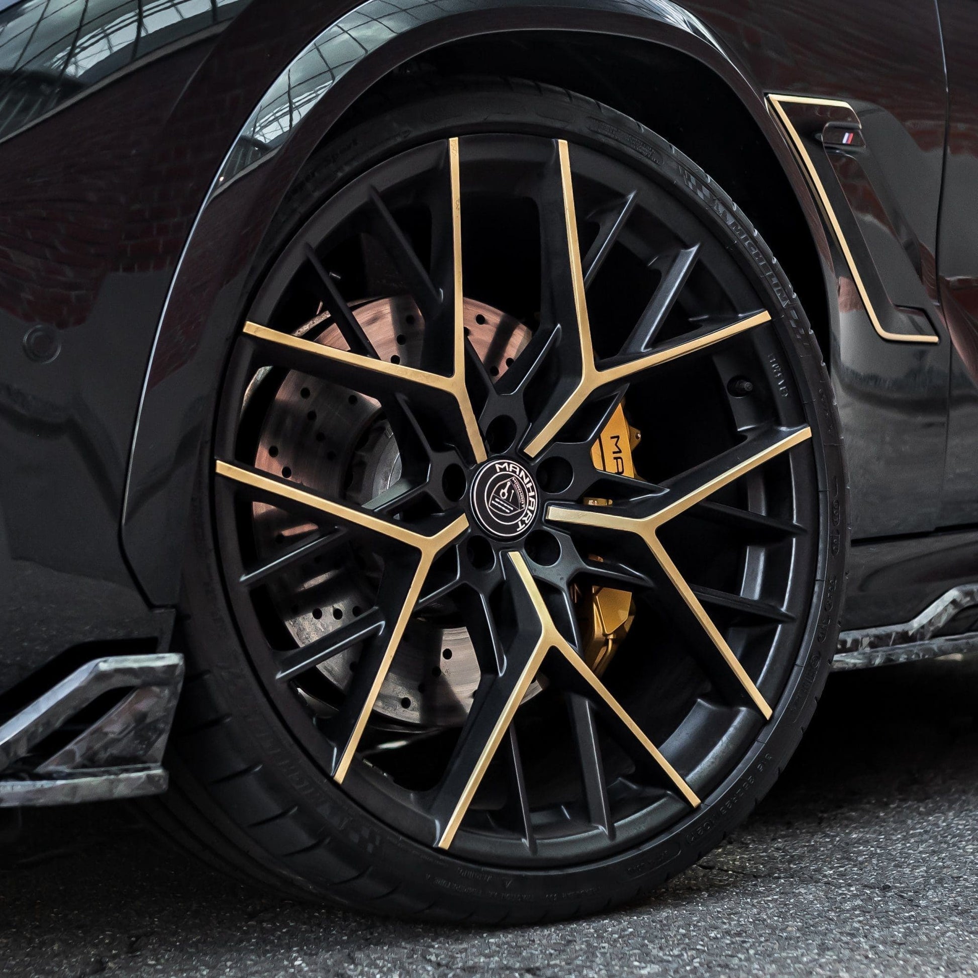 MANHART MHCLLIYSPOKE1101 CLASSIC LINE Y-SPOKE RIM SET  SILK MATTE BLACK FOR BMW X5 SERIES