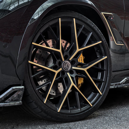 MANHART MHCLLIYSPOKE1101 CLASSIC LINE Y-SPOKE RIM SET  SILK MATTE BLACK FOR BMW X5 SERIES