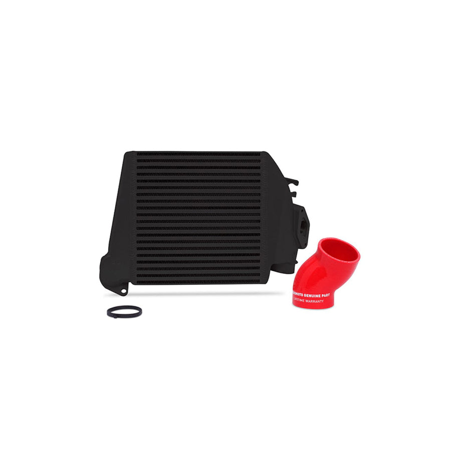 Mishimoto MMTMIC-WRX-08BKRD 08-14 Subaru WRX Top-Mount Intercooler Kit - Powder Coated Black & Red Hoses