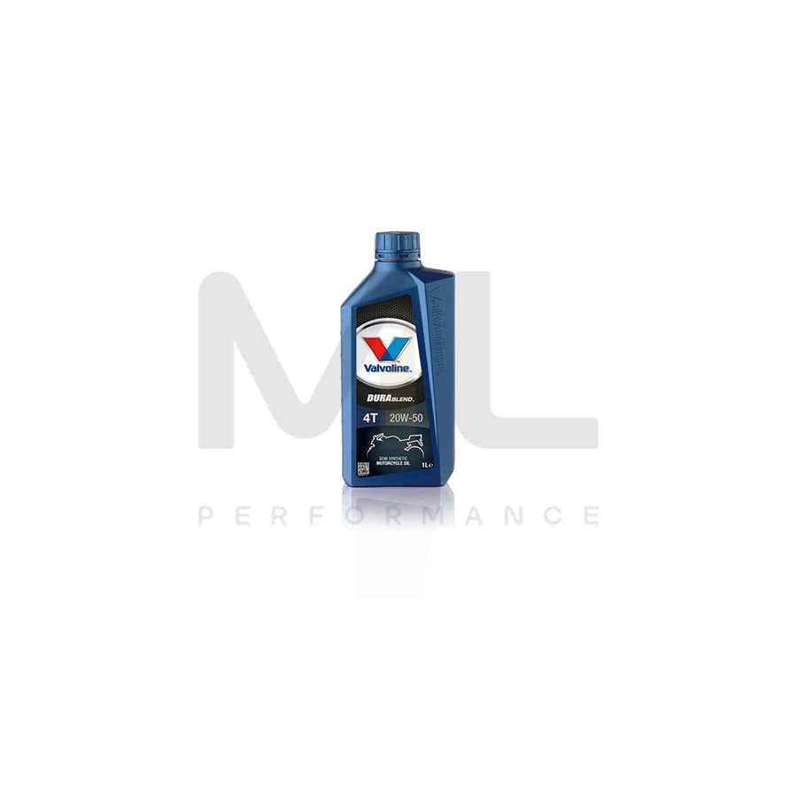 Valvoline DuraBlend 4T 20w-50 Motorcycle Engine Oil 1l | Engine Oil | ML Car Parts UK | ML Performance