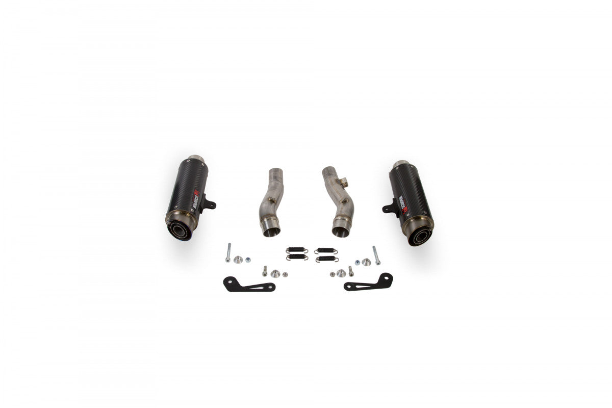 Scorpion KA1014CEM Kawasaki Z1000 SX Rp1-Gp Slip-On (Pair) - Carbon Fibre Sleeve | ML Performance UK UK