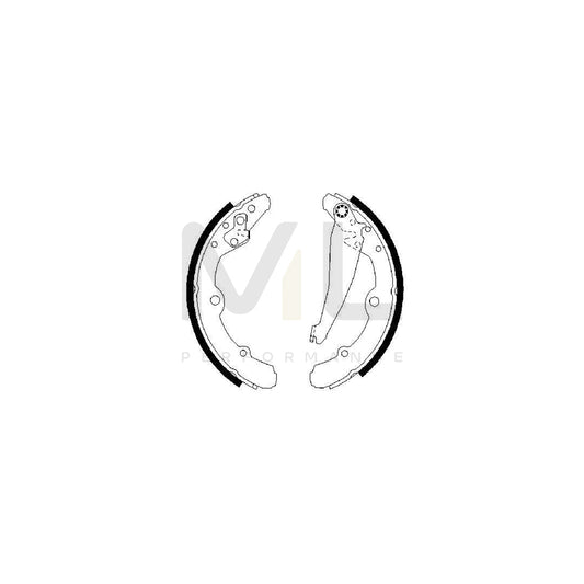 BOSCH 0 986 487 276 Brake Shoe Set | ML Performance Car Parts