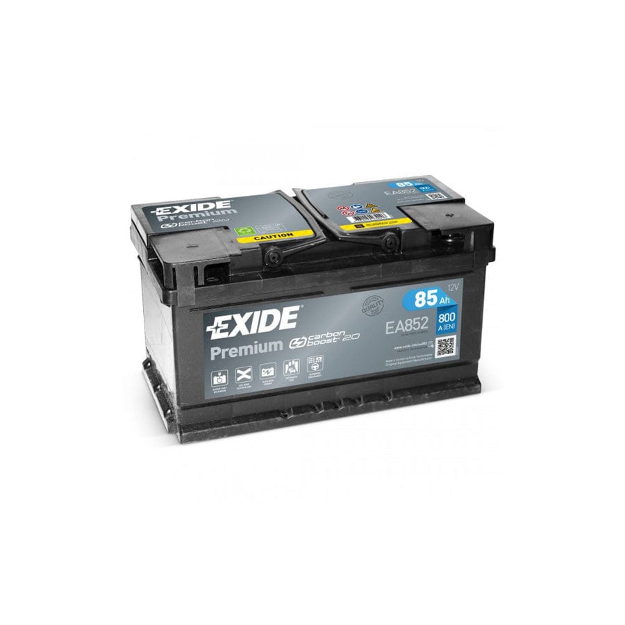 Exide EA852 Premium Carbon Boost 85AH 800A Car Battery | ML Performance UK Car Parts
