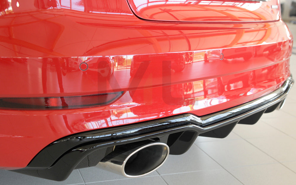 Rieger 00088187 Audi 8V Rear Diffuser (A3 & S3) 9 | ML Performance UK Car Parts