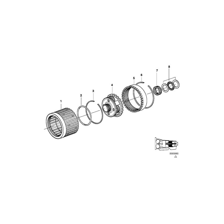 Genuine BMW 24221421552 E34 E32 E31 O-Ring (Inc. 740d, 540i & 850Ci) | ML Performance UK Car Parts