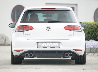 Rieger 00088029 VW Mk7 Golf Rear Diffuser (Inc. GTI, GTI Clubsport) 3 |ML Performance UK Car Parts
