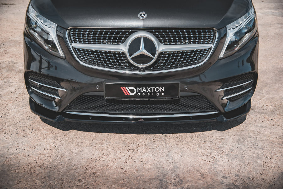 Maxton Design Mercedes Benz V-Class AMG-Line W447 Facelift Front Splitter V.3