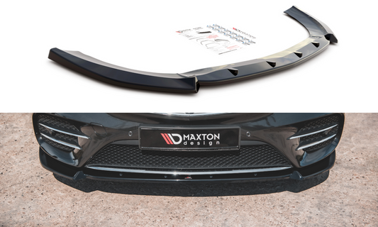 Maxton Design ME-V-447F-AMGLINE-FD3T Front Splitter V.3 Mercedes Benz V-Class AMG-Line W447 Facelift | ML Performance UK Car Parts
