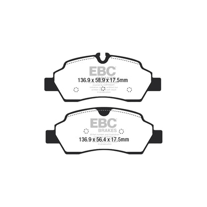 EBC DP42222R Ford Transit Yellowstuff Rear Brake Pads 2 | ML Performance UK Car Parts