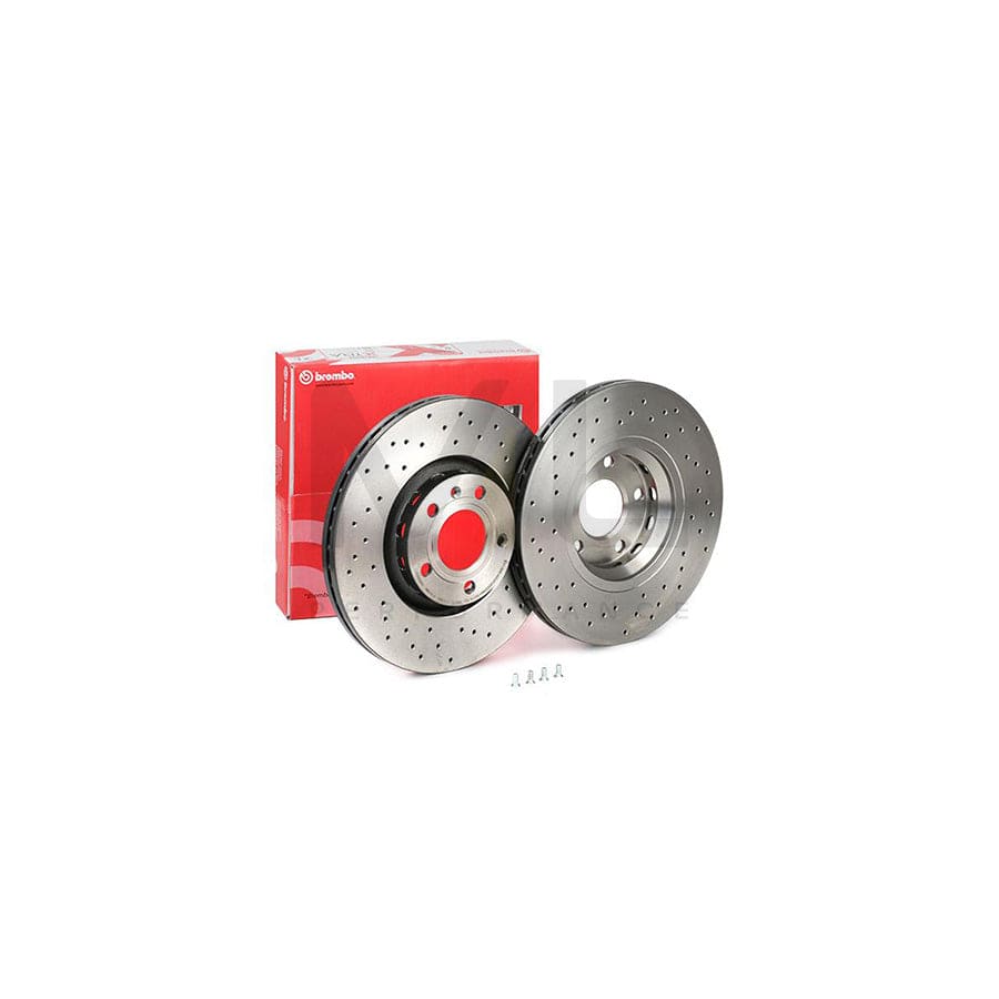 BREMBO XTRA LINE 09.8690.1X Brake Disc Perforated / Vented, Coated, High-carbon, with bolts/screws | ML Performance Car Parts