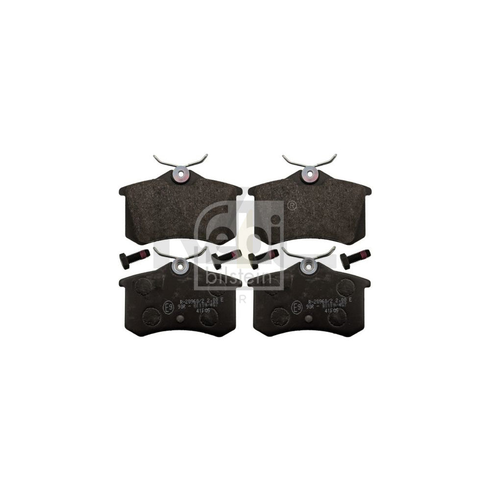 Febi Bilstein 116099 Brake Pad Set For Lancia Delta I (831) Rear Axle, With Bolts/Screws | ML Performance Car Parts