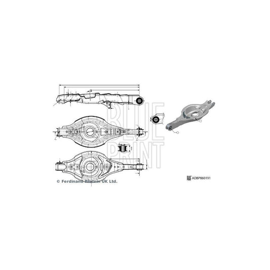 Blue Print ADBP860191 Suspension Arm For Mazda Cx-5