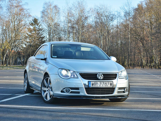 Maxton Design VW-EOS-1-FD1T Front Splitter V.1 VW Eos (2005-2010) | ML Performance UK Car Parts
