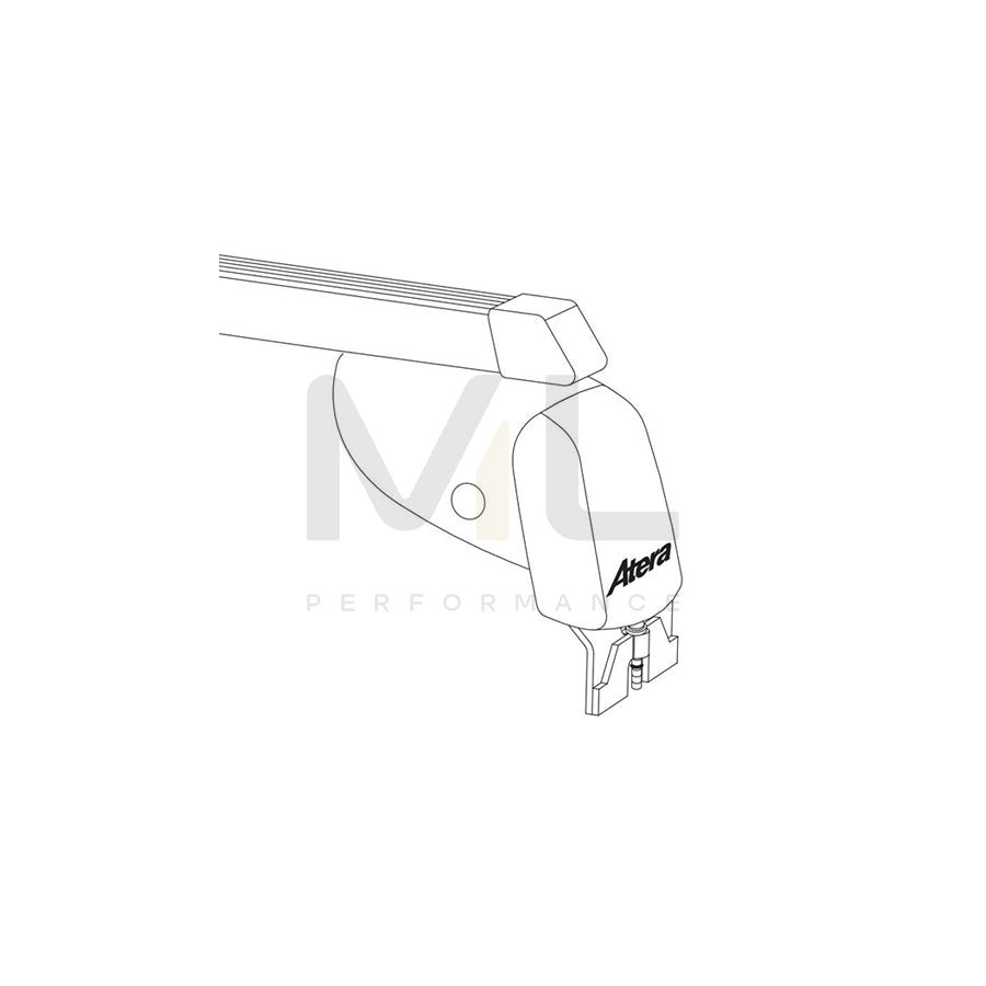 ATERA SIGNO 044167 Roof bars for cars without rails, 122 cm, 100 kg, Steel | ML Performance Car Parts