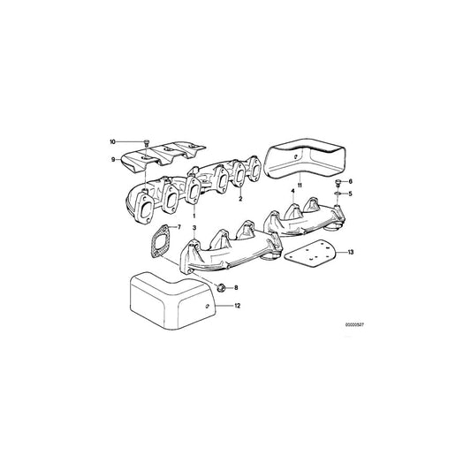 Genuine BMW 11621716377 E32 E31 Protective Cover (Inc. 850Ci, 750i & 850CSi) | ML Performance UK Car Parts