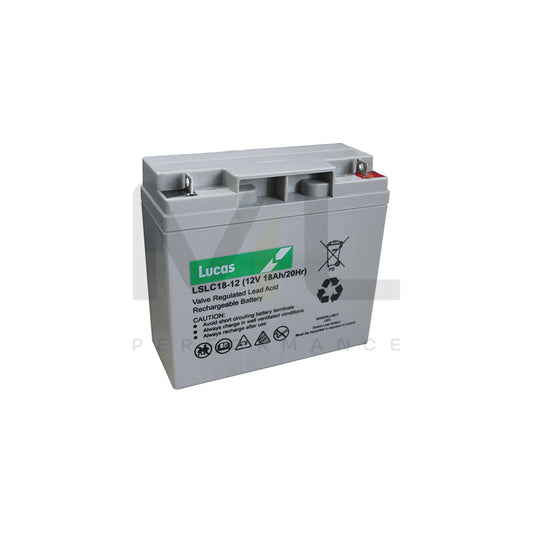 LSLC18-12 Lucas Sealed Lead Acid Battery 12V 18Ah | Car Batteries UK | ML Performance Car Parts